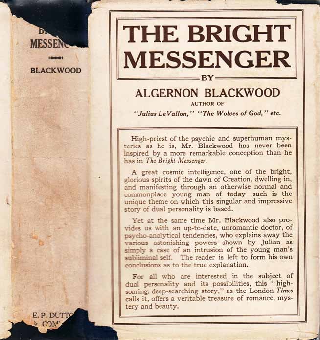 Item #24027 The Bright Messenger. Algernon BLACKWOOD.