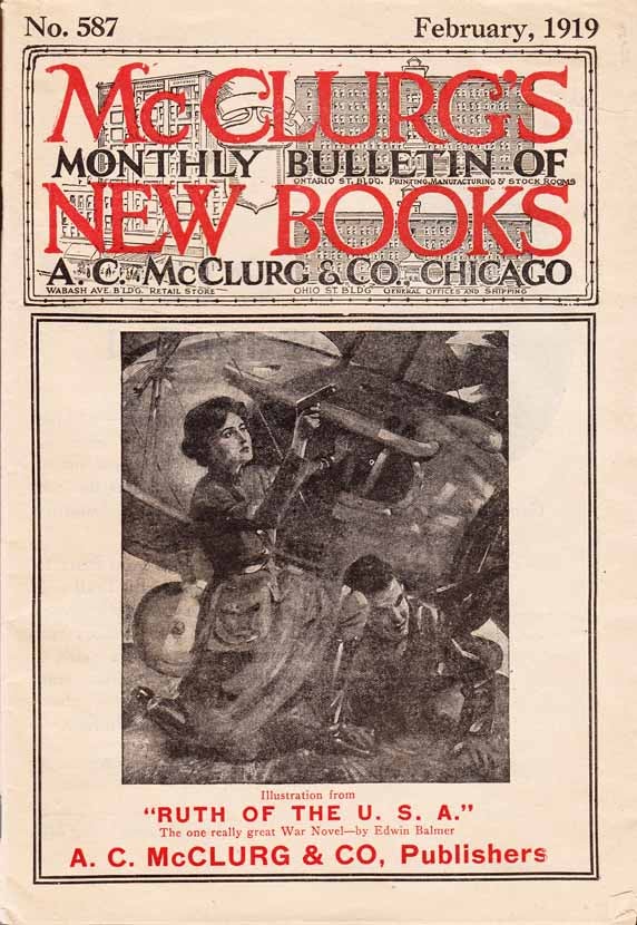 Item #24122 McClurg's Monthly Bulletin of New Books No. 587 February, 1919. Edwin BALMER, A. C....
