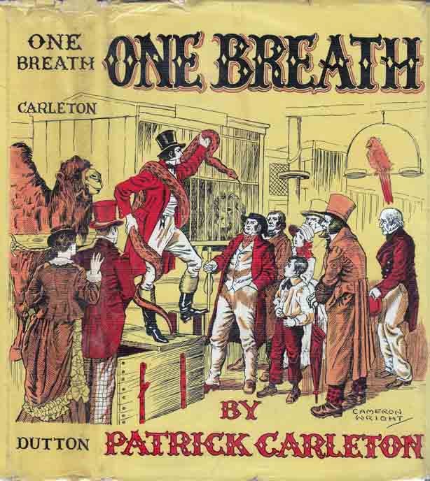 Item #24449 One Breath. Patrick CARLETON