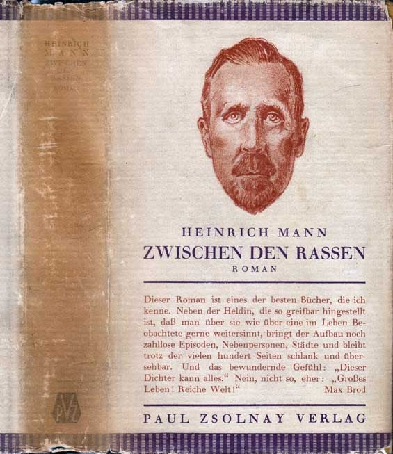Item #24470 Zwischen Den Rassen [Between the Races]. Heinrich MANN