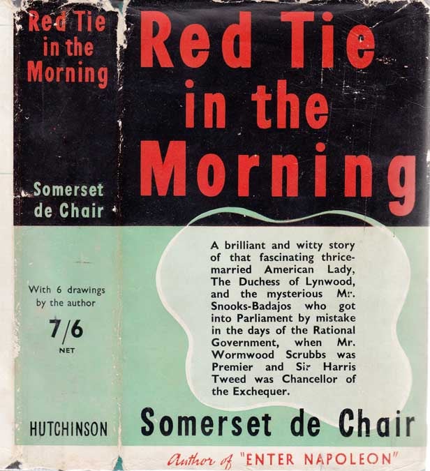 Item #24481 Red Tie in the Morning. Somerset DE CHAIR