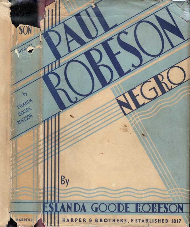 Item #24562 Paul Robeson, Negro. Eslanda Goode ROBESON