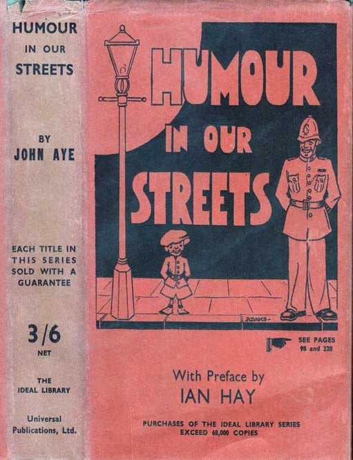 Item #24741 Humour In Our Streets. John AYE