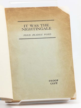 It Was the Nightingale