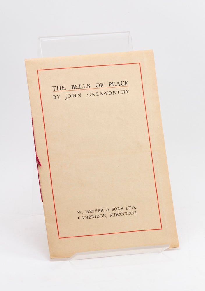 Item #250807 The Bells of Peace. John GALSWORTHY