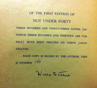 Not Under Forty [SIGNED]