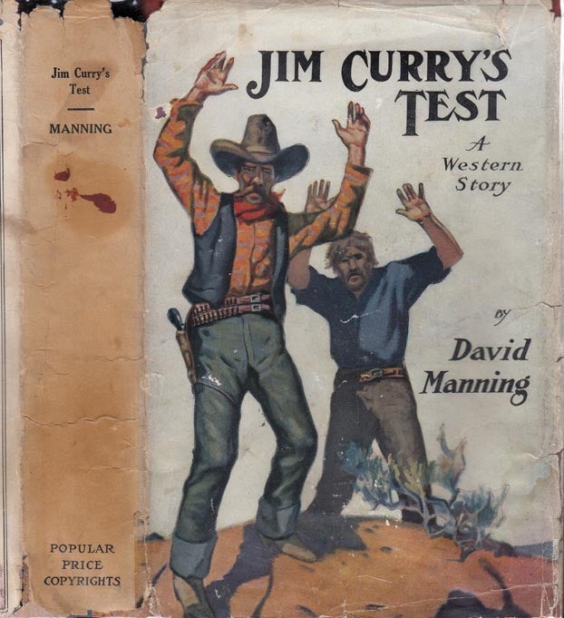 Item #25329 Jim Curry's Test. David MANNING, Max BRAND.