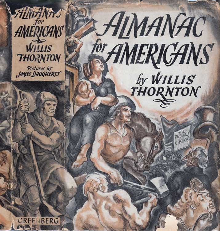 Item #25459 Almanac for Americans [SIGNED TYPED LETTER]. Willis NON-FICTION THORNTON.