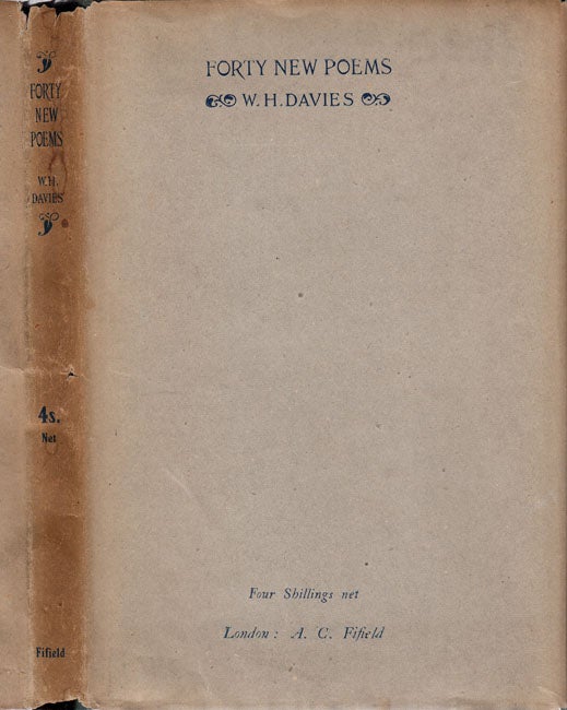 Item #25493 Forty New Poems. William H. DAVIES.