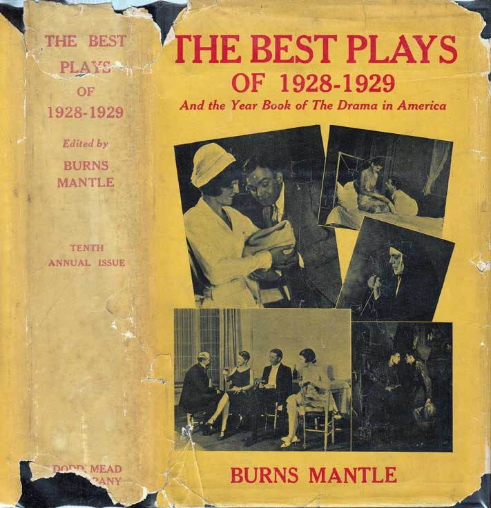 Item #25975 The Best Plays of 1928-1929. Ben HECHT, Burns MANTLE.