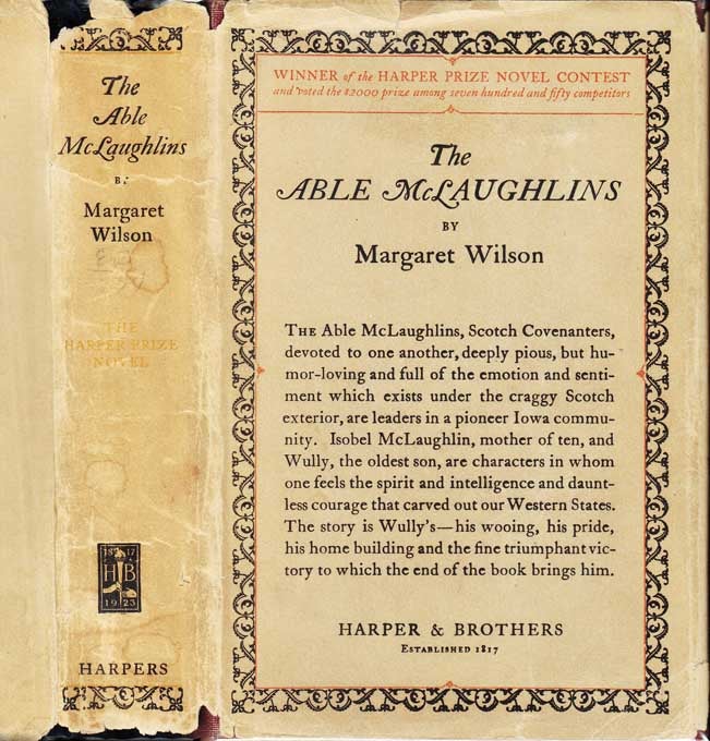 Item #26045 The Able McLaughlins. Margaret WILSON