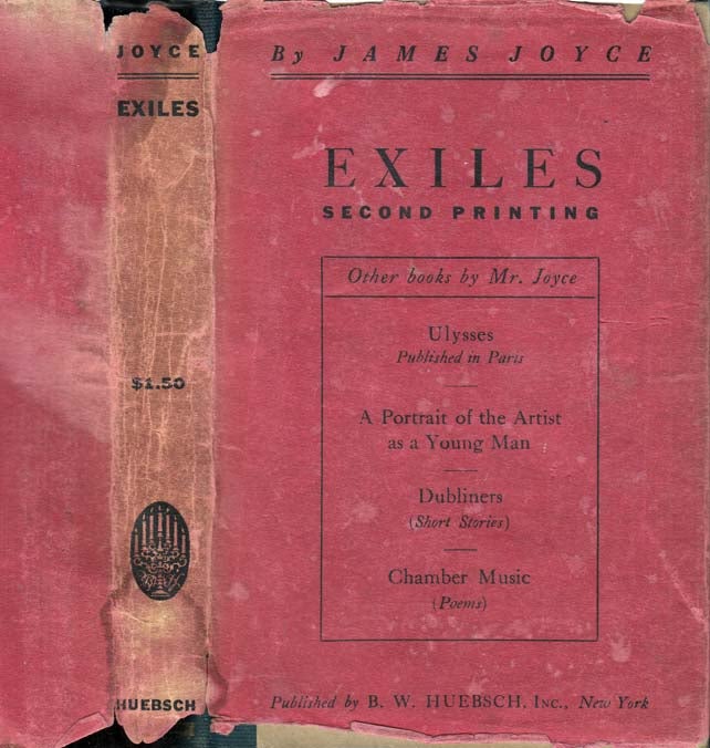 Item #26050 Exiles, A Play in Three Acts. James JOYCE.