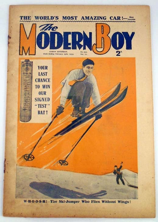 Item #26235 Man Hunt in the Air!, as printed in The Modern Boy. W. E. JOHNS, BIGGLES