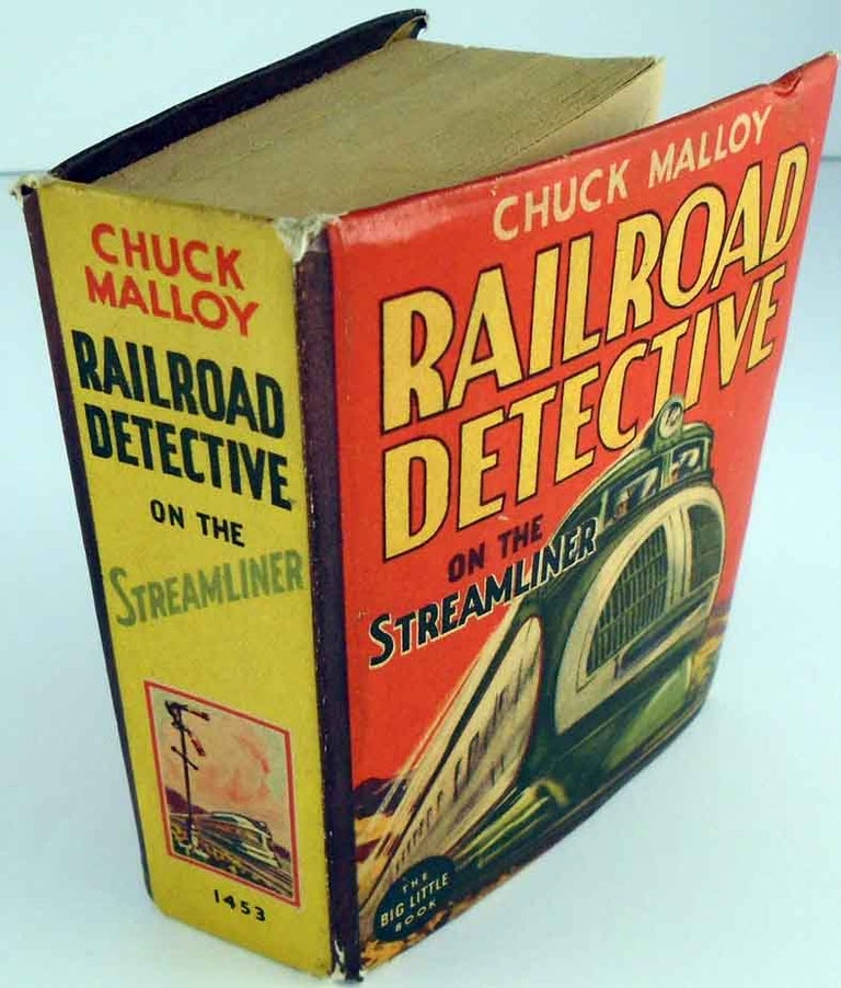 Item #26263 Chuck Malloy Railroad Detective on the Streamliner. Thorp McCLUSKY.