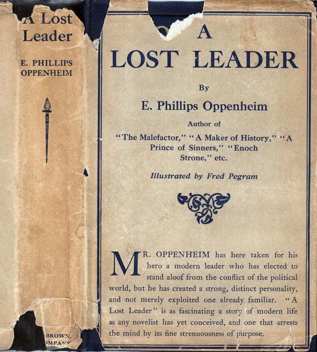 Item #26313 A Lost Leader [GOLF MYSTERY]. E. Phillips OPPENHEIM