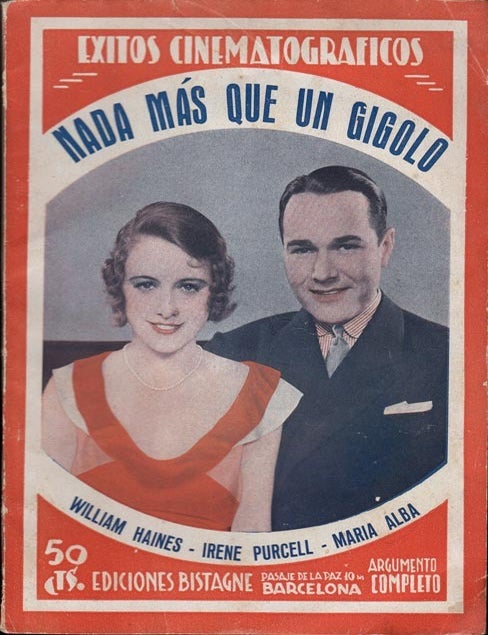 Item #26626 Nada Mas Que Un Gigolo (Just a Gigolo). Alexander ENGEL