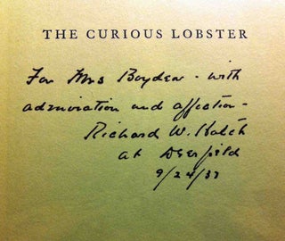The Curious Lobster [SIGNED AND INSCRIBED]