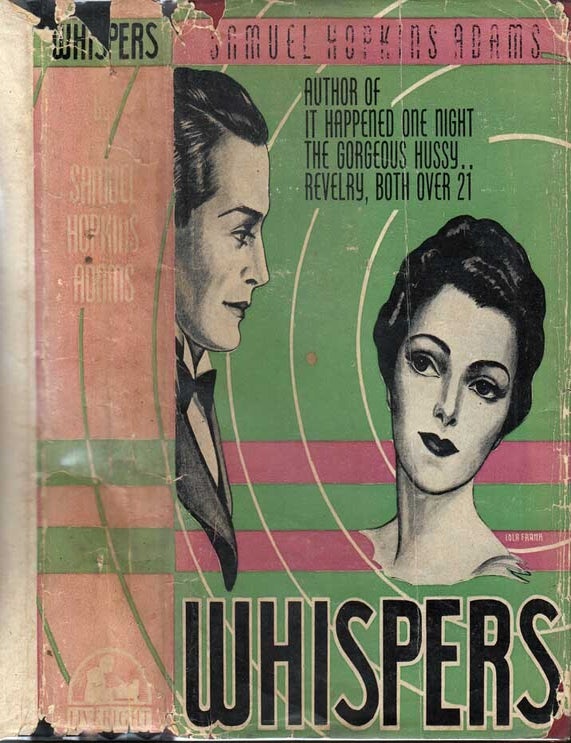 Item #26812 Whispers. Samuel Hopkins ADAMS