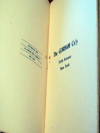 The Gorham Cocktail Book