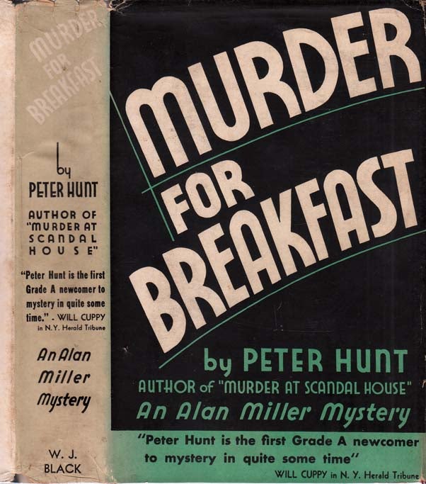 Item #27062 Murder for Breakfast. Peter HUNT.