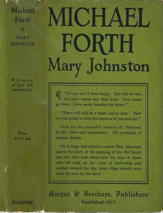 Item #27449 Michael Forth. Mary JOHNSTON