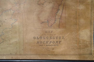Map of the Towns of Gloucester and Rockport Essex Co. Massachusetts