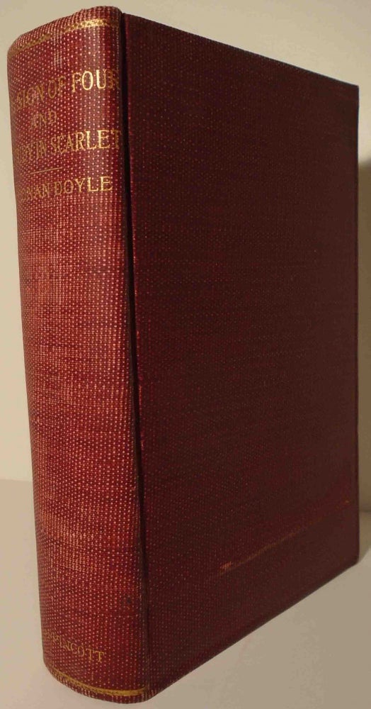 Item #27822 The Sign of Four [and] A Study in Scarlet. Arthur Conan Doyle