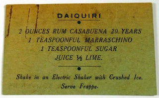 Daiquiri [Cocktail Recipe Card]