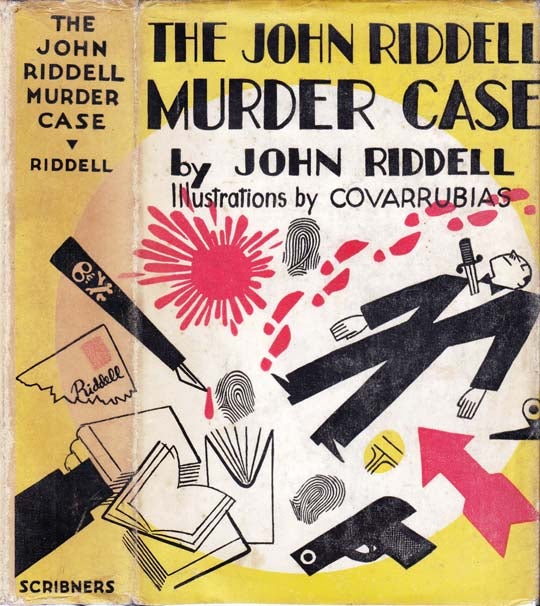 Item #28462 The John Riddell Murder Case, A Philo Vance Parody. John RIDDELL