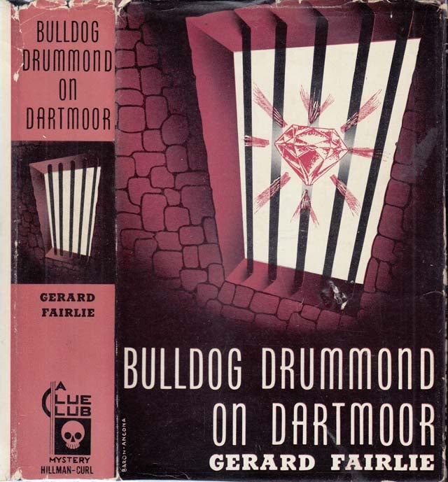 Item #29190 Bulldog Drummond on Dartmoor. Gerard FAIRLIE, SAPPER.