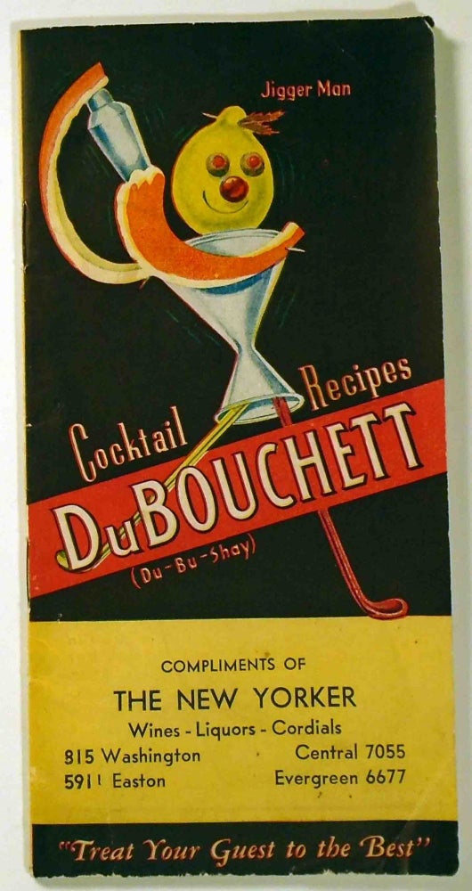 Item #29314 DuBouchett Cocktail Recipes. BLANC AND CO MANY