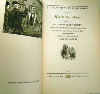 The Bon Vivant's Companion or How to Mix Drinks