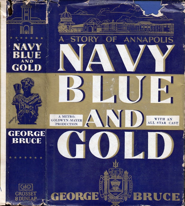 Item #30669 Navy Blue and Gold. George BRUCE