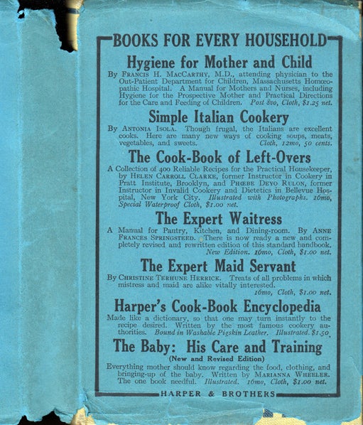 Item #31053 The Cook Book of Left Overs. Helen Carroll CLARKE, Phoebe Deyo RULON
