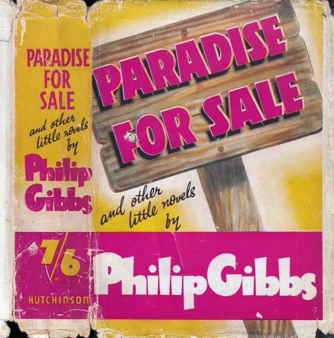 Item #31151 Paradise for Sale and Other Little Novels. Philip GIBBS.