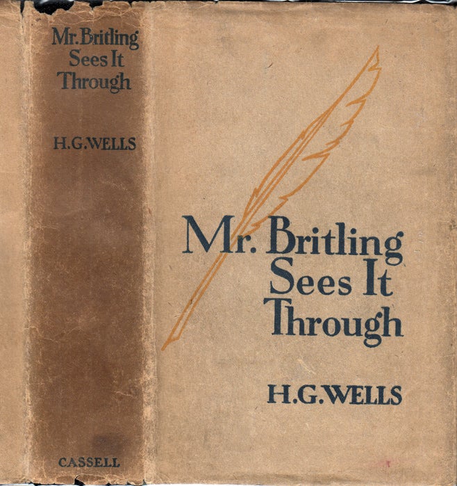 Item #31190 Mr. Britling Sees It Through. H. G. WELLS.