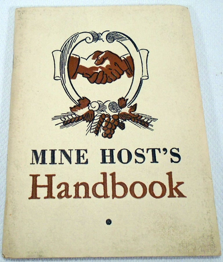Item #31255 Mine Host's Handbook. ANONYMOUS