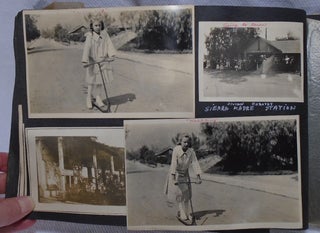 Vernacular Photograph Album, snapshots including: Los Angles, Long Beach, Venice Beach, San Fernando, Sierra Matre, North Dakota, Perry Iowa