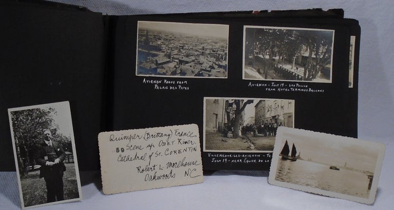 Item #31357 Vernacular Photograph Album, 1924 European Tour: Olympic Games, Riviera, Italy...