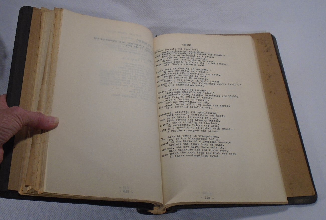 Verse Reed The Collected Verse of John Reed; Masters Thesis; Columbia 1947 | Leo ...