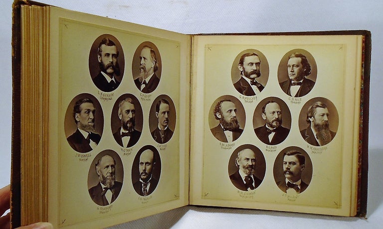 Item #31373 Massachusetts House of Representatives 1877 Yearbook Photographs. MASSACHUSETTS.