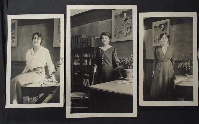 Item #31386 Vernacular Photograph Album 1911-1919: Hunter College; Catskills, Peach Lake, Coney Island, New York [SIGNED]. Elizabeth Vera Stern LOEB, Mary A. POWELL.