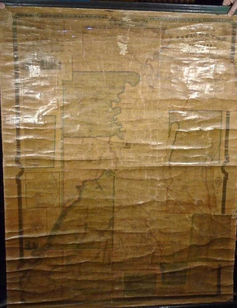 Item #32430 Map of Livingston County, New York From Actual Surveys. REA AND OTLEY SURVEYORS