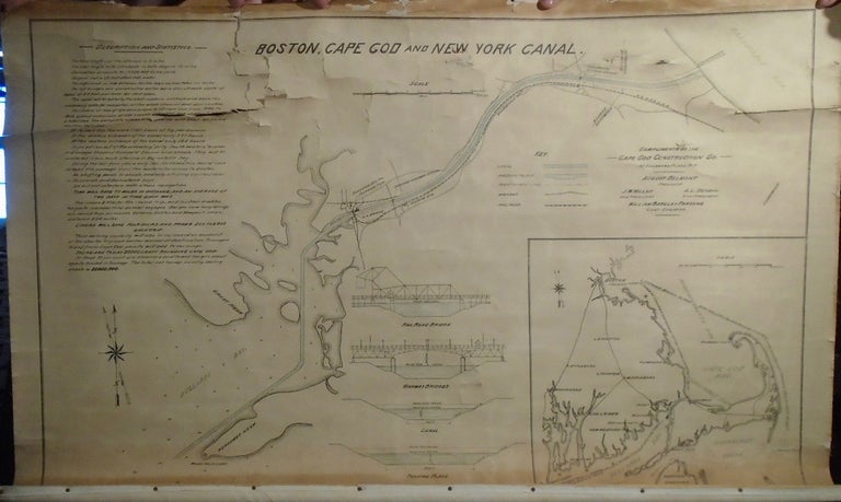 Item #32433 Boston, Cape Cod, and New York Canal. William Barclay PARSONS, Chief Engineer.