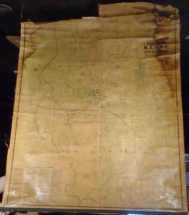 Item #32439 Map of the Village of Keene, New Hampshire. SANFORD AND EVERTS