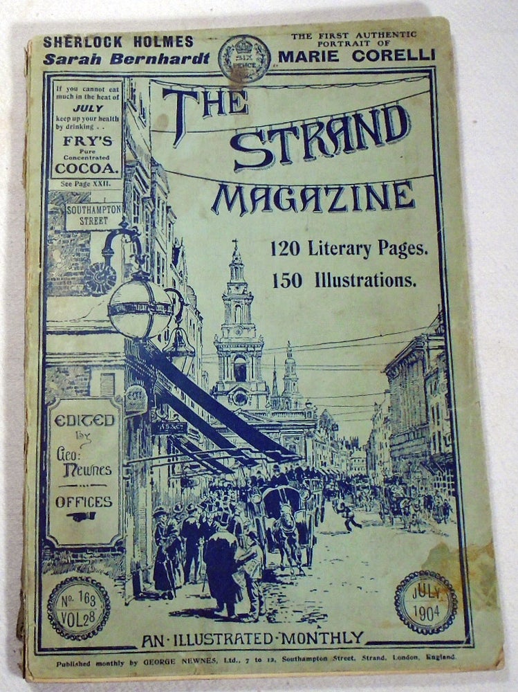 Item #32595 The Return of Sherlock Holmes, The Adventure of the Golden Pince-Nez, as printed in The Strand Magazine, Volume 28, # 163 . July, 1904. Arthur Conan DOYLE.