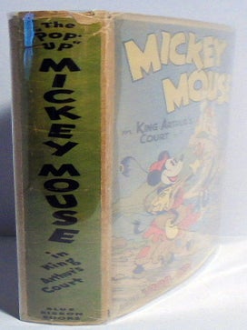 Mickey Mouse in King Arthur's Court with Pop Up Illustrations