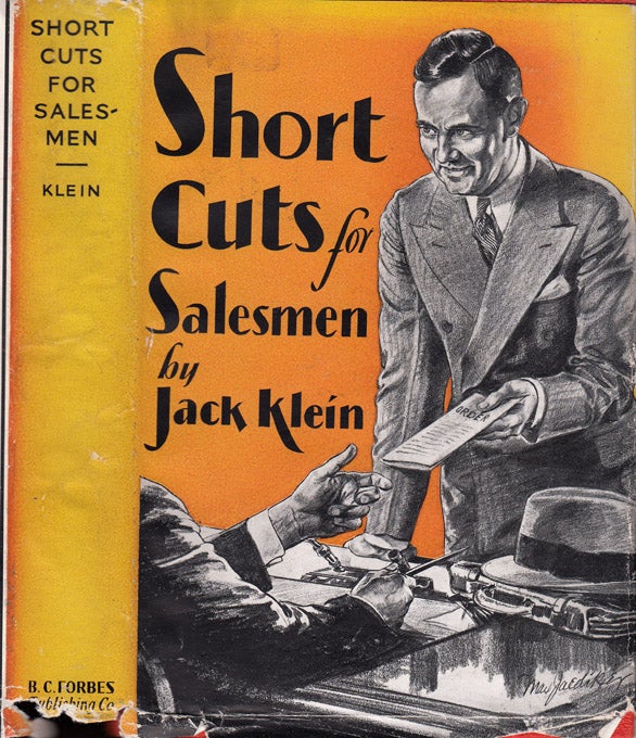 Item #32857 Short Cuts for Salesmen. Jack KLEIN