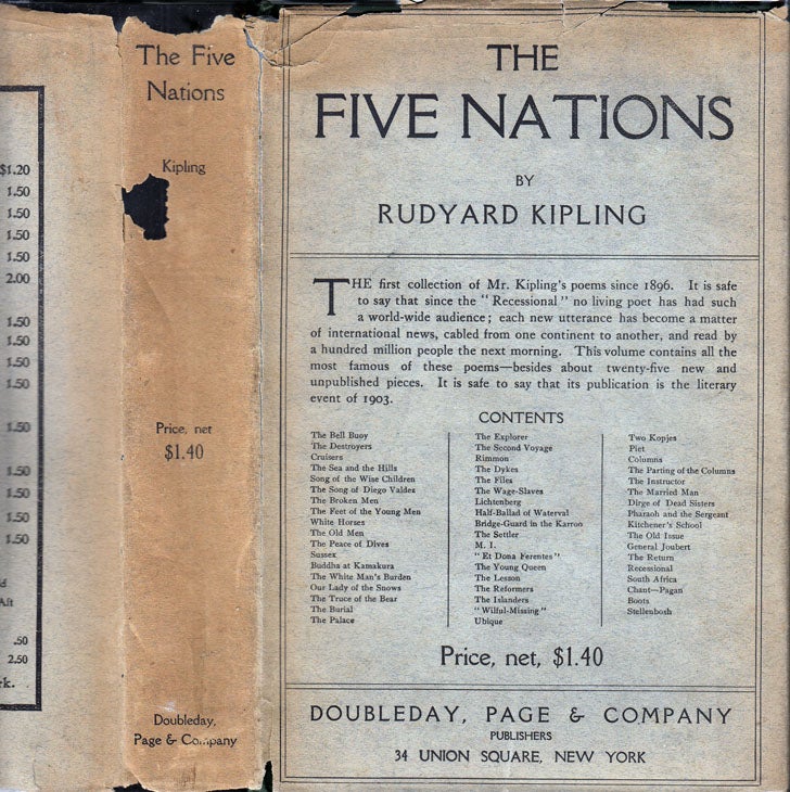 Item #32981 The Five Nations. Rudyard KIPLING.