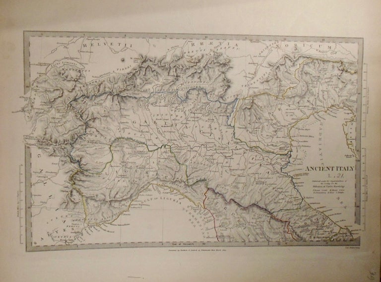 Item #33761 Two Maps of Ancient Italy. Baldwin, Gradoc